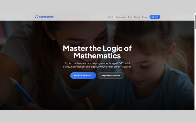 Prime Logic Academy website homepage