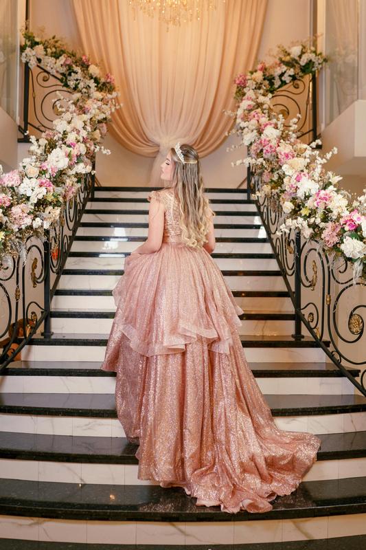 Elegant Evening Gown - Back View